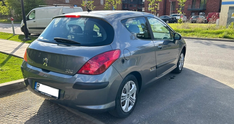 Peugeot 308 cena 9999 przebieg: 260000, rok produkcji 2008 z Poznań małe 67